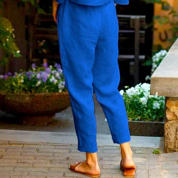 Coord set- Two piece Lace up pant set - Picture 3 of 8